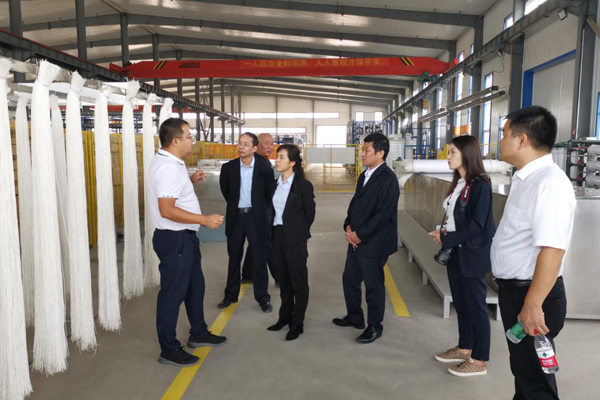 陜西航天建設(shè)集團(tuán)有限公司總經(jīng)理、黨委副書(shū)記謝明娟率隊(duì)赴遼寧一諾環(huán)保產(chǎn)業(yè)集團(tuán)開(kāi)展考察調(diào)研工作